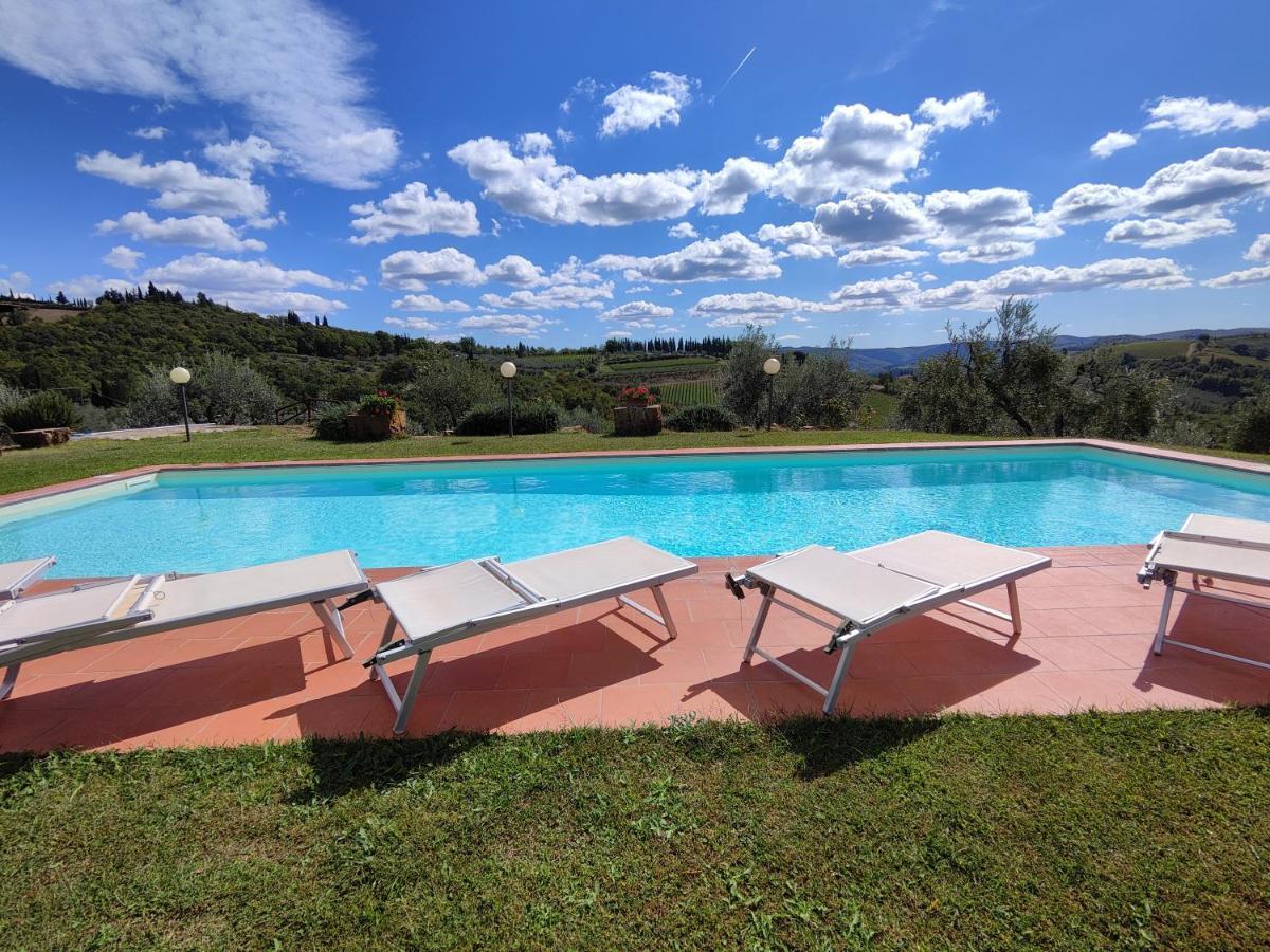 Agriturismo Sommassa Greve in Chianti Eksteriør billede